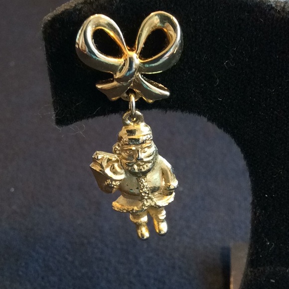 Vintage NWOT Christmas Brooch & Earrings - Picture 4 of 5